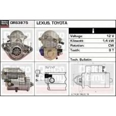 DRS3875 DELCO REMY Стартер