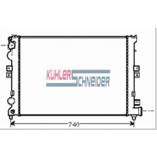 1506601 KUHLER SCHNEIDER Радиатор, охлаждение двигател