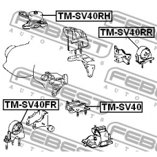 TM-SV40RH FEBEST Подвеска, двигатель