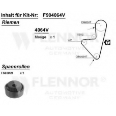 F904064V FLENNOR Комплект ремня грм