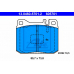 13.0460-5701.2 ATE Комплект тормозных колодок, дисковый тормоз