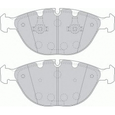 FDB1618 FERODO Комплект тормозных колодок, дисковый тормоз