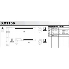 XC1156 QUINTON HAZELL Комплект проводов зажигания