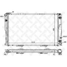 10-25923-SX STELLOX Радиатор, охлаждение двигателя