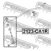 2123-CA1R FEBEST Тяга / стойка, стабилизатор