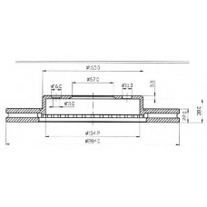 BDC3445 QUINTON HAZELL Тормозной диск