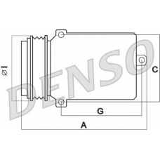 DCP05018 DENSO Компрессор, кондиционер