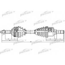 PDS1257 PATRON Приводной вал