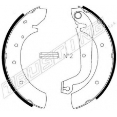 034.092 TRUSTING Комплект тормозных колодок