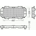 DRM10015 DENSO Радиатор, охлаждение двигателя