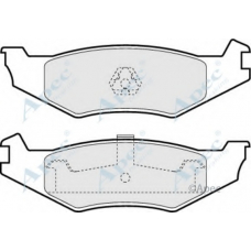 PAD1048 APEC Комплект тормозных колодок, дисковый тормоз