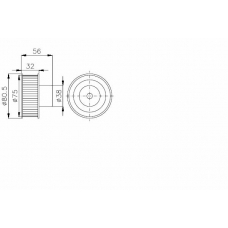 TKR 9844 TIMKEN Паразитный / ведущий ролик, зубчатый ремень