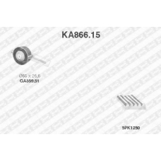 KA866.15 SNR Поликлиновой ременный комплект