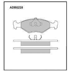 ADB0228 Allied Nippon Тормозные колодки