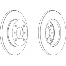 DDF988 FERODO Тормозной диск