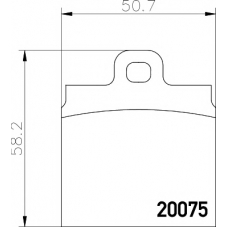 8DB 355 006-521 HELLA PAGID Комплект тормозных колодок, дисковый тормоз