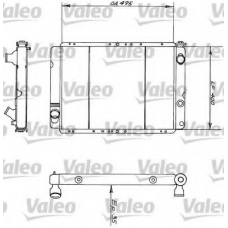 730394 VALEO Радиатор, охлаждение двигателя