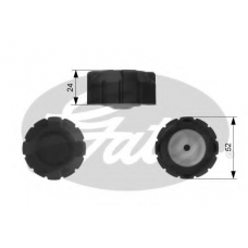 RC208 GATES Крышка, резервуар охлаждающей жидкости