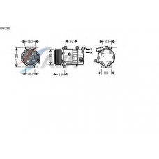 CNK255 AVA Компрессор, кондиционер
