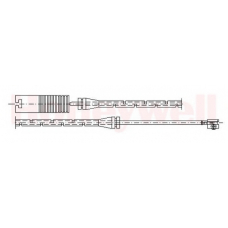 581345 BENDIX Сигнализатор, износ тормозных колодок