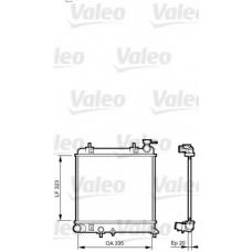 734266 VALEO Радиатор, охлаждение двигателя