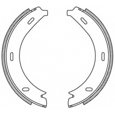 BSA2195.00 OPEN PARTS Комплект тормозных колодок