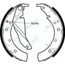 SHU452 APEC Тормозные колодки