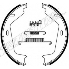 127.273K TRUSTING Комплект тормозных колодок, стояночная тормозная с
