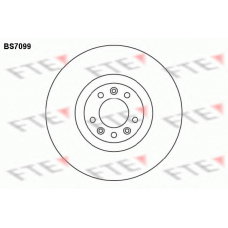 BS7099 FTE Тормозной диск