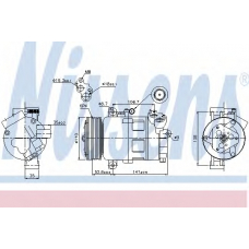 89307 NISSENS Компрессор, кондиционер