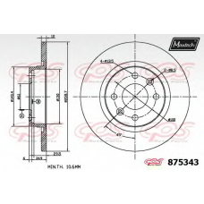 875343.6060 MAXTECH Тормозной диск