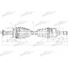 PDS2819 PATRON Приводной вал