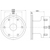 MDC1322 MINTEX Тормозной диск