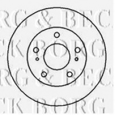 BBD4138 BORG & BECK Тормозной диск