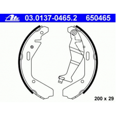 03.0137-0465.2 ATE Комплект тормозных колодок