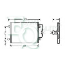 CO0186 EQUAL QUALITY Конденсатор, кондиционер