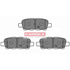 JQ101101 KAMOKA Комплект тормозных колодок, дисковый тормоз