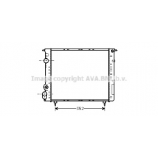 RTA2053 AVA Радиатор, охлаждение двигателя