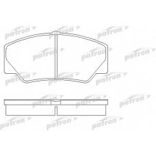 PBP450 PATRON Комплект тормозных колодок, дисковый тормоз