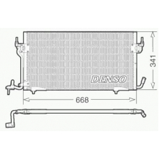 DCN21011 DENSO Конденсатор, кондиционер