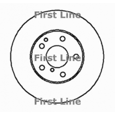 FBD581 FIRST LINE Тормозной диск