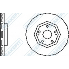DK6171 APEC Тормозной диск