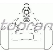 200 900 TOPRAN Колесный тормозной цилиндр