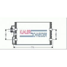 1520301 KUHLER SCHNEIDER Конденсатор, кондиционер