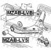 MZAB-LVB FEBEST Подвеска, рычаг независимой подвески колеса