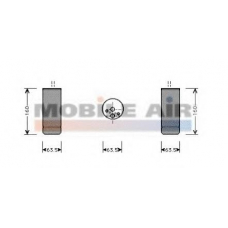 0600D063 VAN WEZEL Осушитель, кондиционер