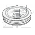 122500 JAPKO Ременный шкив, коленчатый вал