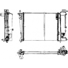 2108530 BEHR Radiator