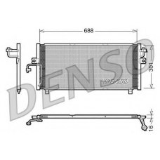 DCN46004 DENSO Конденсатор, кондиционер