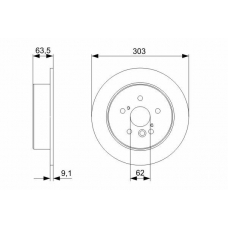 0 986 479 338 BOSCH Тормозной диск